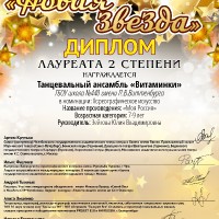 «Наши звёздочки!»