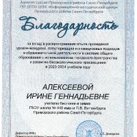 Алексеева Ирина Геннадьевна